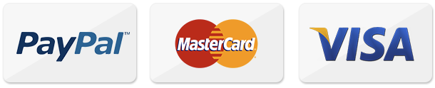 Visa, Mastercard, PayPal